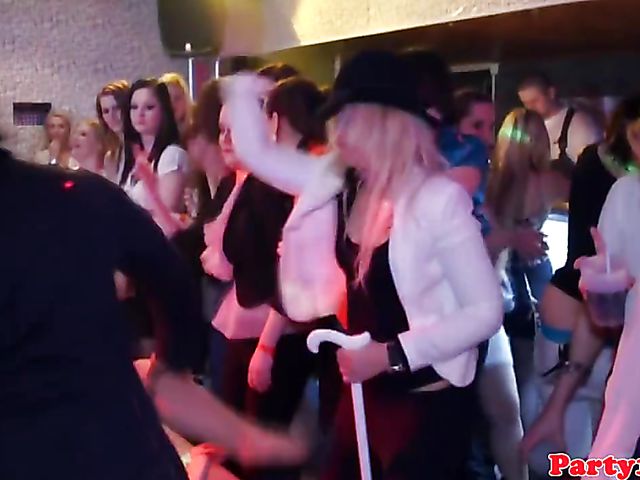 Party hardcore with blind drunk euro sluts