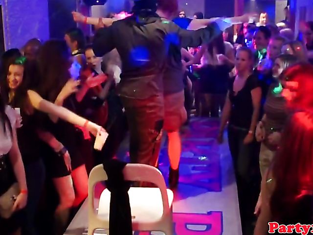 Party hardcore with blind drunk euro sluts