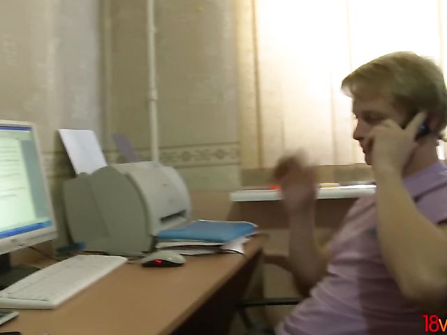 Teen cuckold with 18yo Russian chick 