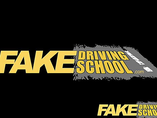 Car sex with driving school student Satine Spark