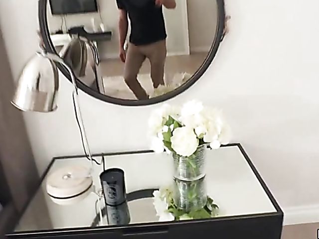 Doggy style anal in the bedroom with young Alyssa Cole