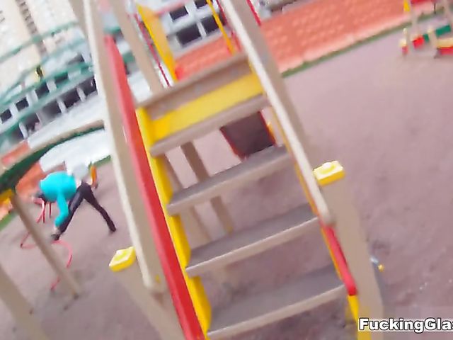 Russian amateur gets pounded in POV