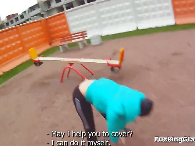 Russian amateur gets pounded in POV