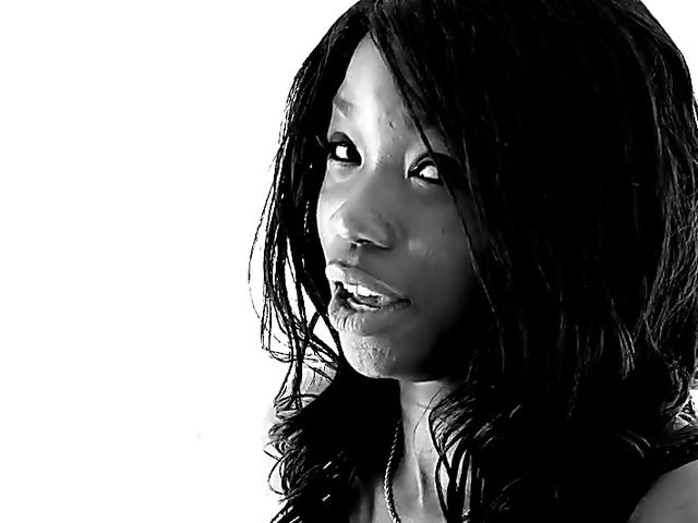 Interracial gangbang DP with horny black girl Mya Mays