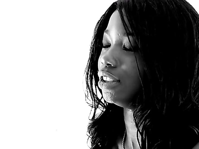 Interracial gangbang DP with horny black girl Mya Mays