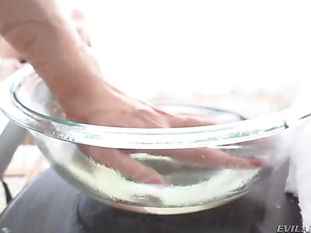 Oiled up masseuse Lea Lexis blowing and getting ass fucked