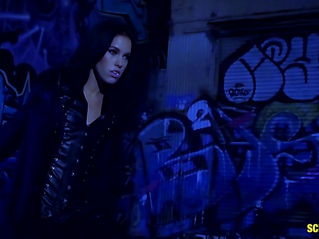 Megan Rain double penetration with the monsters