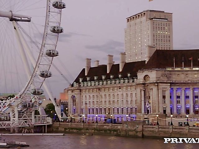 Outdoor anal and pussy slamming with Stella Cox