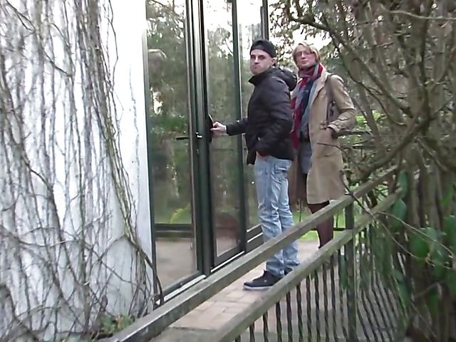 Busty French amateur getting her pussy and butt fucked