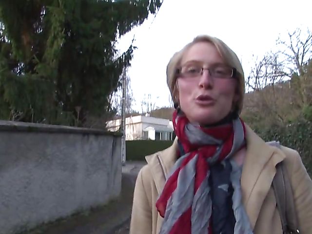 Busty French amateur getting her pussy and butt fucked