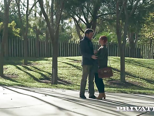 Orgy party with a lovely redhead girl