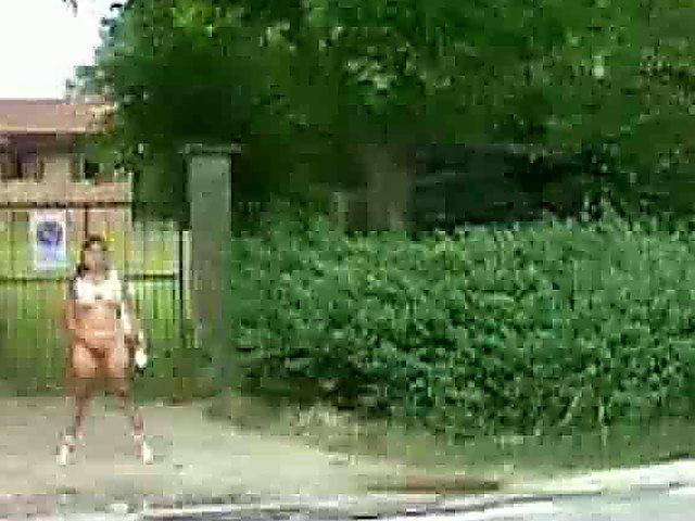 Hot chicks get crazy and naked in public