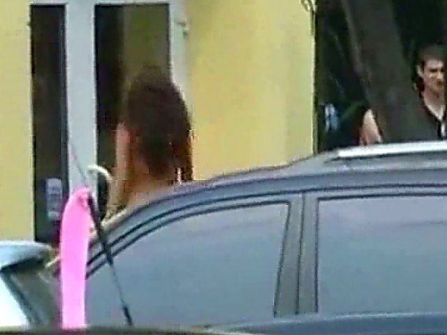 Hot chicks get crazy and naked in public