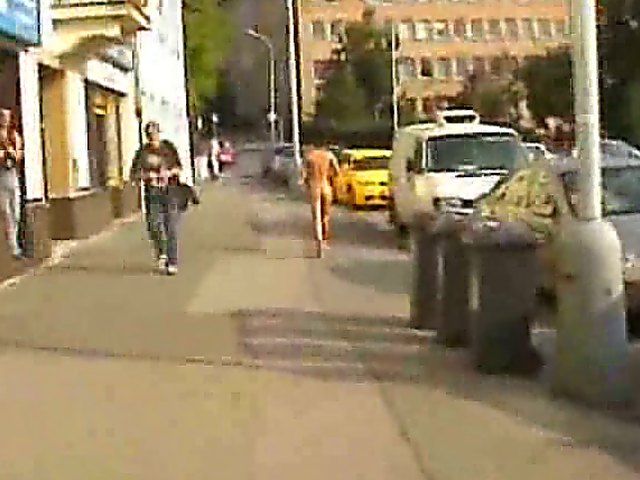 Stunning brunette gets to hot to handle