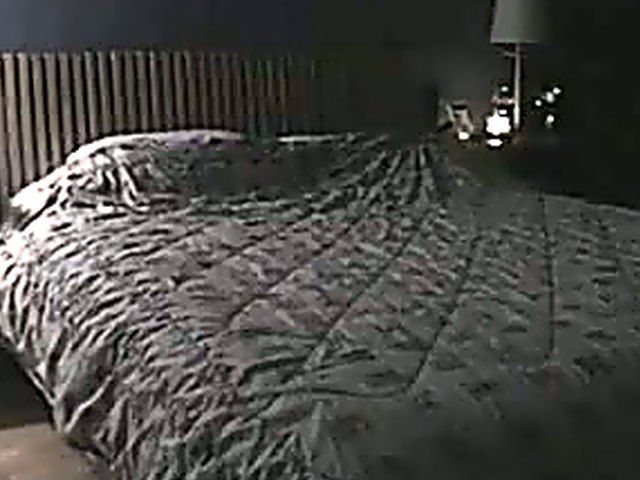 Horny French couple film themselves fucking at night