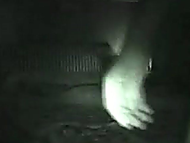 Horny French couple film themselves fucking at night