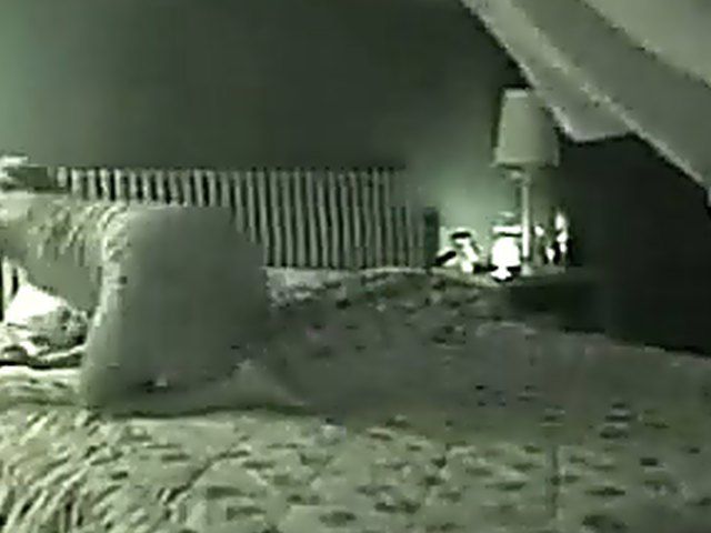 Horny French couple film themselves fucking at night