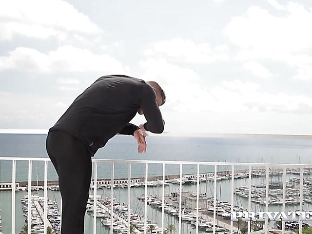 Gorgeous babes with big melons get drilled