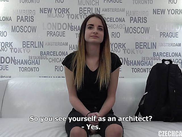 Hardcore casting with 18 year old Dominika
