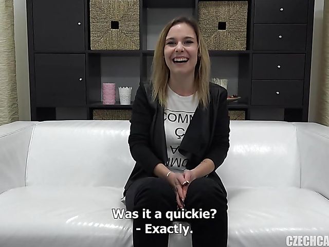 20-year-old Czech Petra with nice tits gets wet