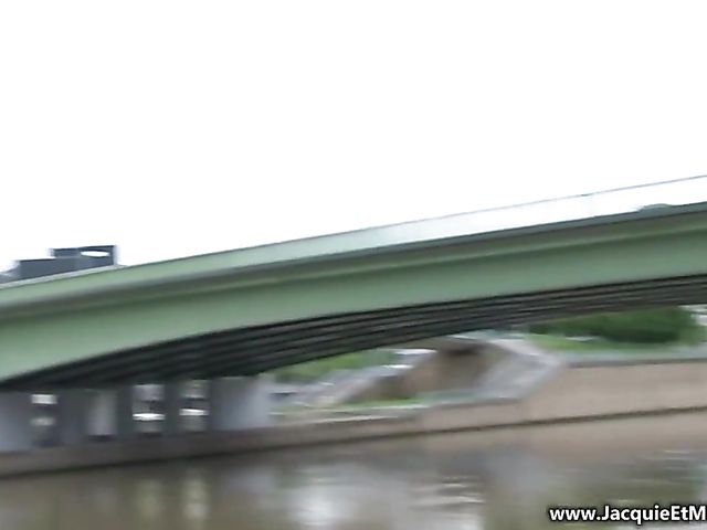 Public anal and blowjob with exotic Romany