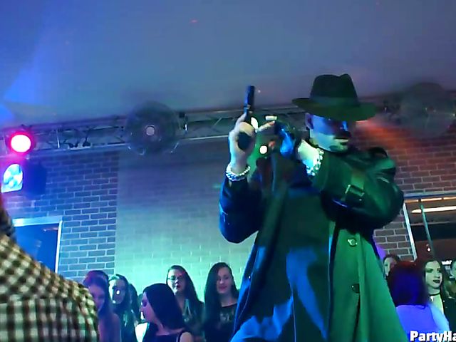 Hardcore party in the club where every girl is so horny