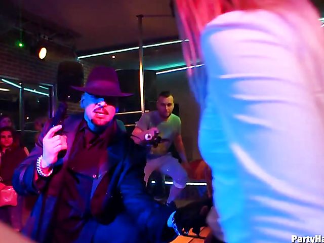 Hardcore party in the club where every girl is so horny
