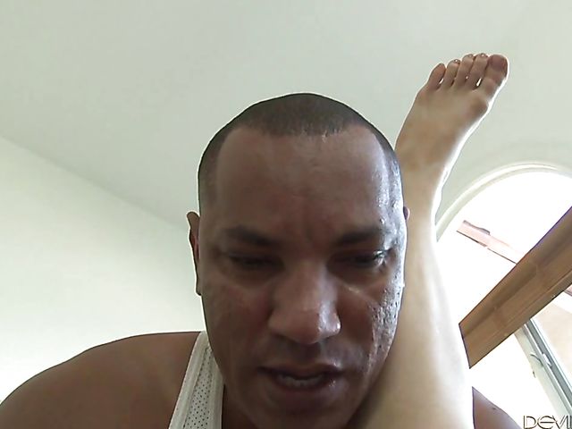 Two on one MMF bisexual threesome