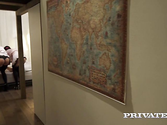 Ass to mouth with charming Eveline Dellai