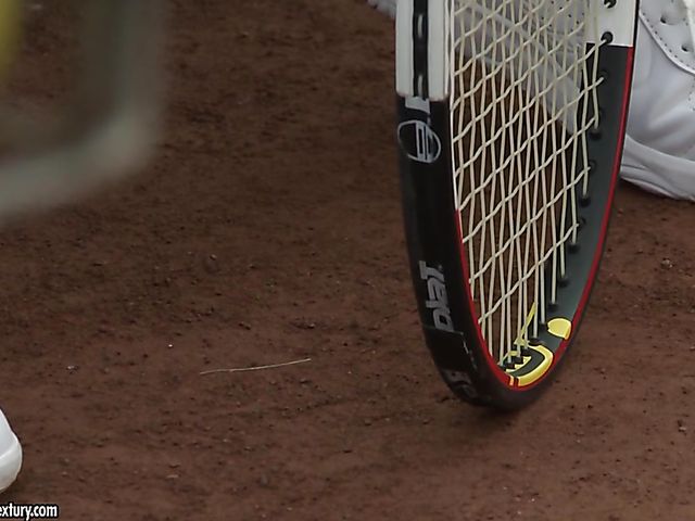 Busty Anissa Kate anal banged on the tennis court