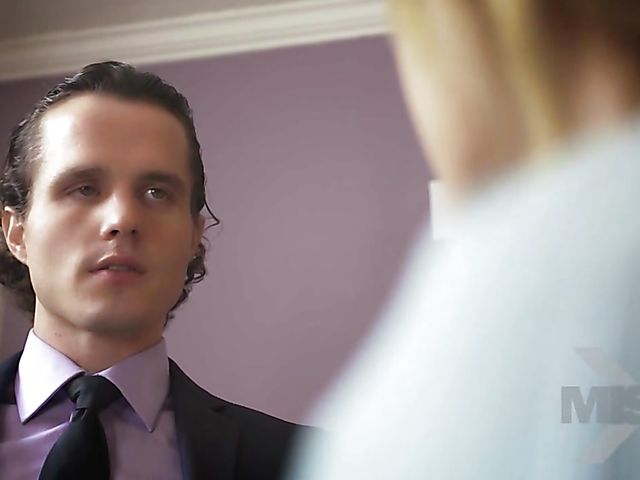 Pretty maid Blair Williams gets blackmailed into sex