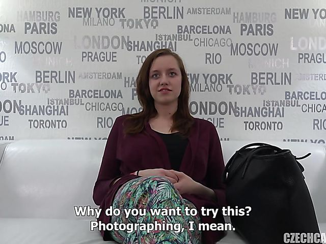 Czech girl Zuzanas first porn experienced
