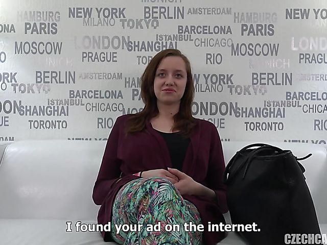 Czech girl Zuzanas first porn experienced