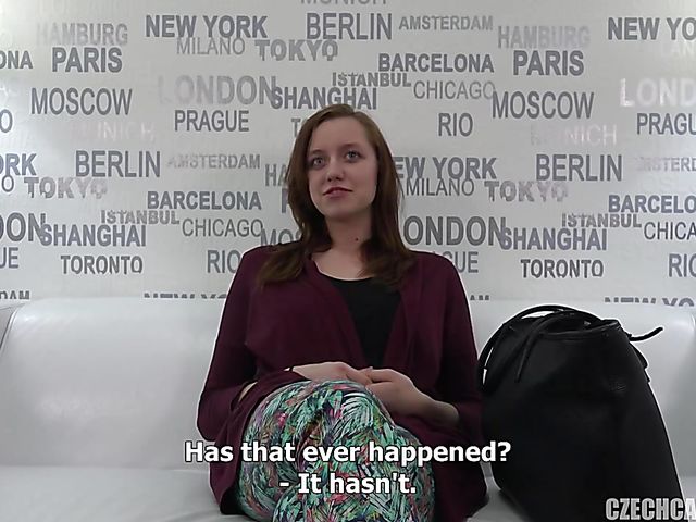 Czech girl Zuzanas first porn experienced