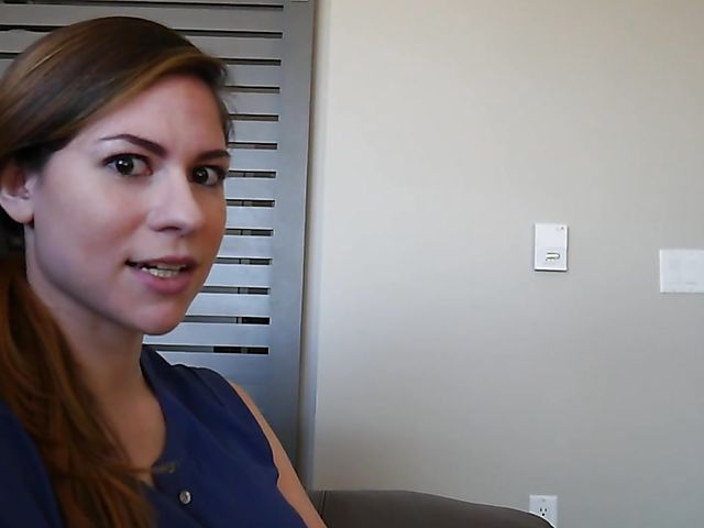 Perfect boobed Ashley Alban deepthroat gagging