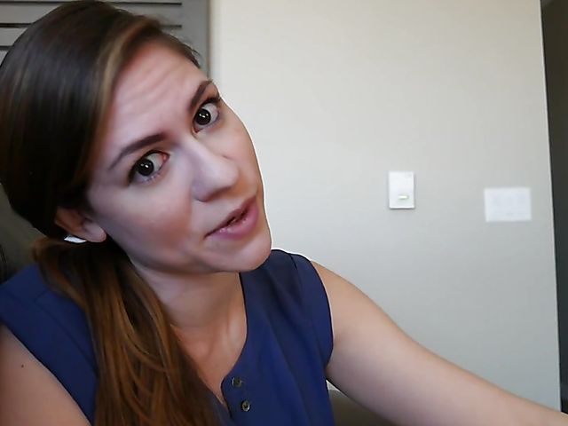 Perfect boobed Ashley Alban deepthroat gagging