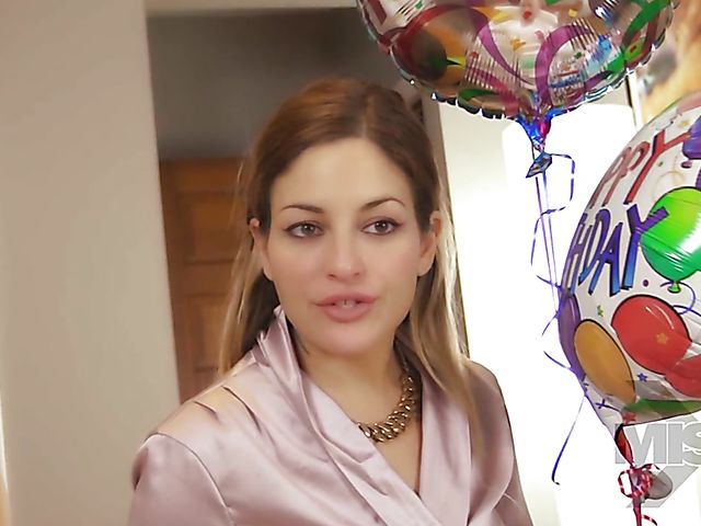 Birthday POV FFM threesome with Adriana Chechik and Kissa Sins