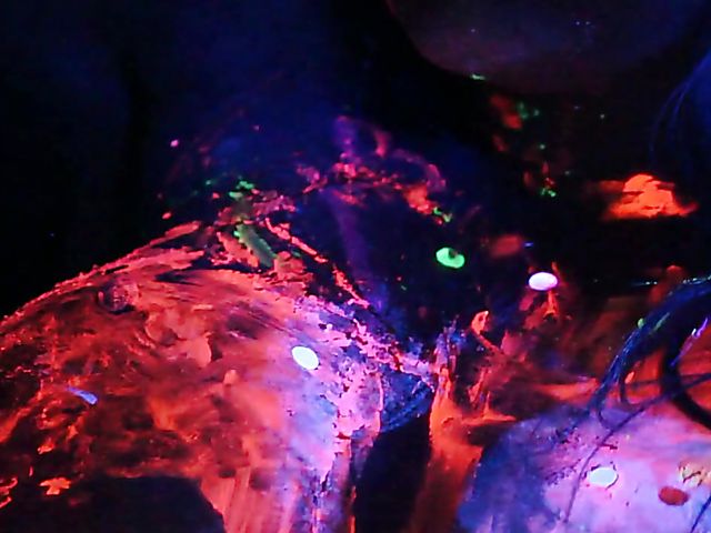 Crazy lesbian girls going wild in the dark