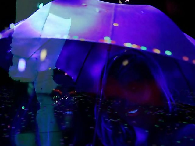 Crazy lesbian girls going wild in the dark