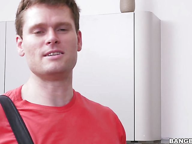 A lucky guy spying on his busty sister Skyla Novea in the shower