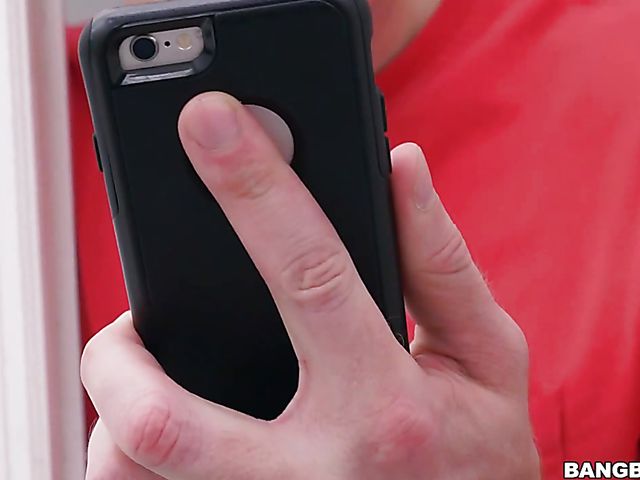 A lucky guy spying on his busty sister Skyla Novea in the shower