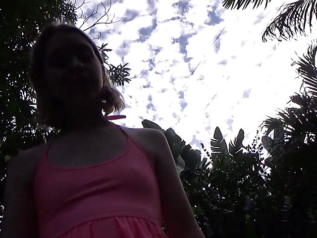 Cute teen Chloe wants that meat