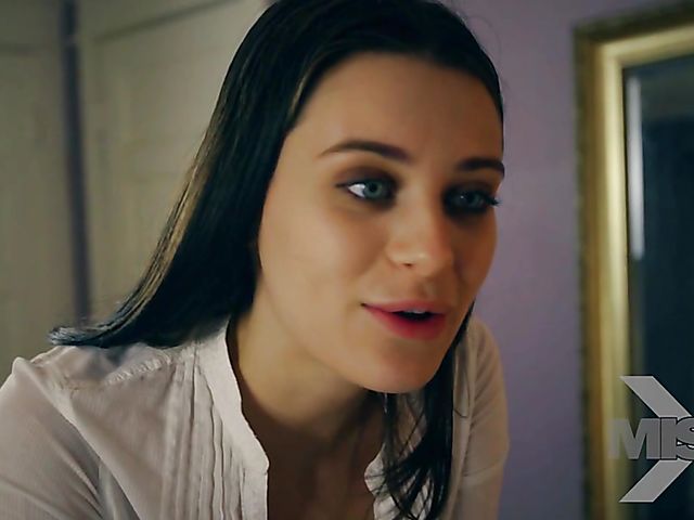 Big eyed brunette teen Lana Rhoades gets horny