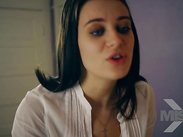 Big eyed brunette teen Lana Rhoades gets horny