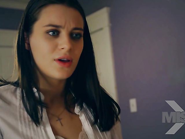 Big eyed brunette teen Lana Rhoades gets horny