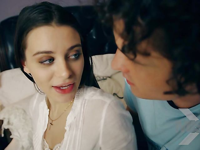 Big eyed brunette teen Lana Rhoades gets horny