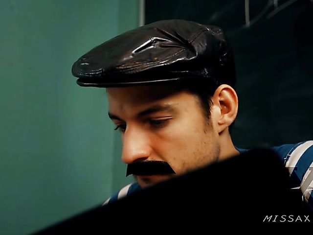 Adriana Chechik and Megan Rain FFM blowjob in the classroom