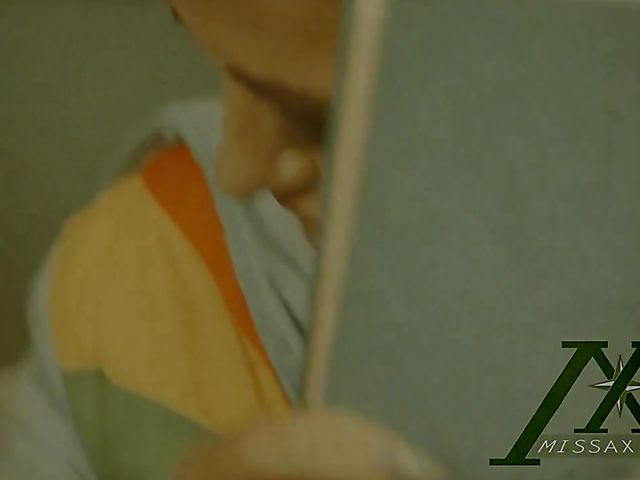 Adriana Chechik and Megan Rain FFM blowjob in the classroom