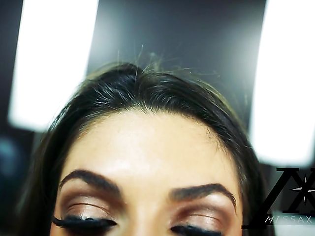 Flexible MILF Darcie Dolce displays juicy ass and tits