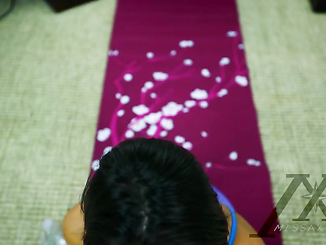 Flexible MILF Darcie Dolce displays juicy ass and tits